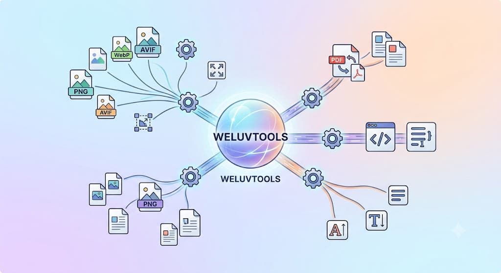 WeLuvTools image converter and compressor platform